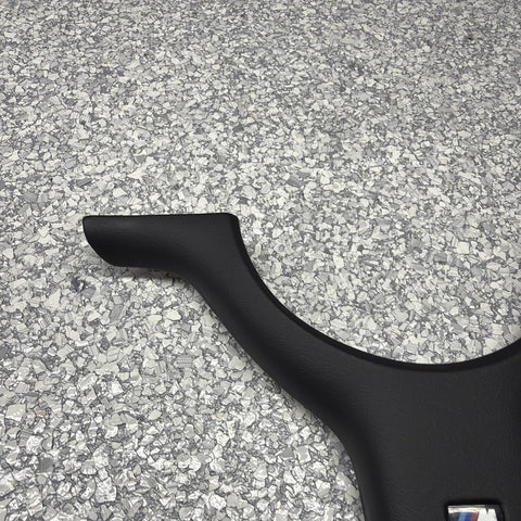 NEW 01-06 BMW E46 M3 Lower Steering Wheel Trim Cover Plate Leather