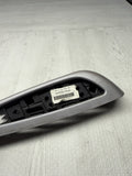01-06 BMW OEM E46 M3 Convertible Brushed Aluminum/Black Trims Armrests Rear Pair