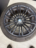BMW E90 E92 E93 M3 2008-2013 OEM M3 FRONT RIM WHEEL TIRE 18"X8.5" ASSEMBLY
