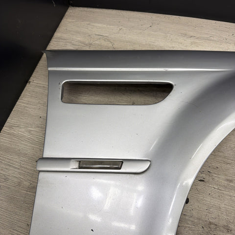 01-06 BMW E46 M3 Right Passenger Fender Titan Silver *Notes*