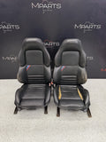 95-99 BMW E36 M3 Coupe Front Vaders Vader Seats Manual Black Ripped