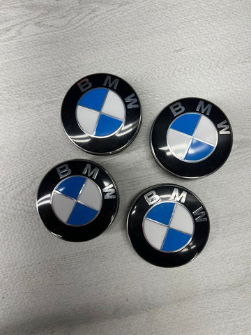 OEM BMW Floating Wheel Rim Center Caps 68mm E46 E90 E92 E60 E70