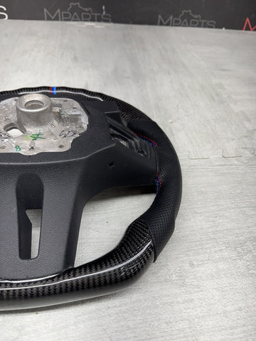 BMW G80 G82 G83 M3 M4 20-23 OHC Carbon fiber Steering Wheel Tri Stitch AUTO