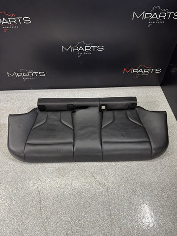 15-18 BMW F80 M3 Sedan Rear Bench Seat Bottom Pad Black Leather Heated OEM