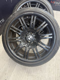 01-06 BMW E46 M3 19x9.5 19x8 Style 67 Staggered M Double Spoke Rims Wheels OEM