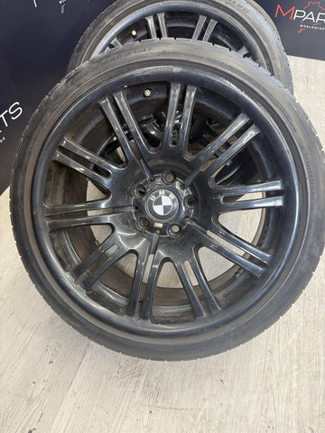 01-06 BMW E46 M3 19x9.5 19x8 Style 67 Staggered M Double Spoke Rims Wheels OEM