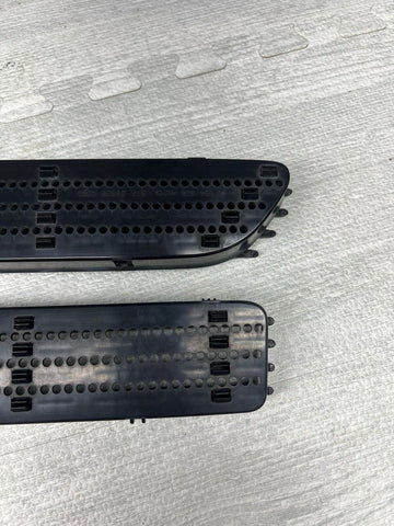 01-06 BMW E46 M3 Left Right Fender Vent Grilles Grills Trims Matte Black