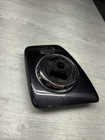 01-06 BMW E46 M3 Center Dome SMG Shift Plate Dark Grey Metallic