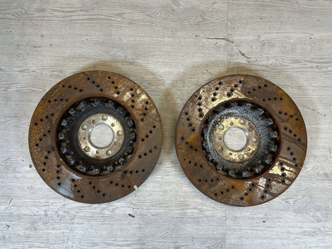 12-17 BMW F06 F10 F12 F13 M5 M6 FRONT BRAKES DISCS ROTORS OEM PAIR