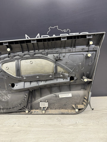 01-06 BMW E46 M3 DRIVER LEFT SIDE DOOR PANEL CARD BLACK OEM