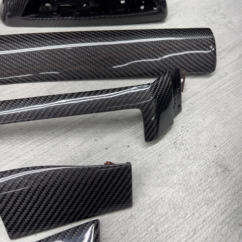 BMW E46 M3 01-06 Convertible Carbon Fiber Interior Trim Set 8 Piece