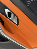 BMW 21-26 G80 M3 Rear Right Kyalami Orange Leather Door Panel