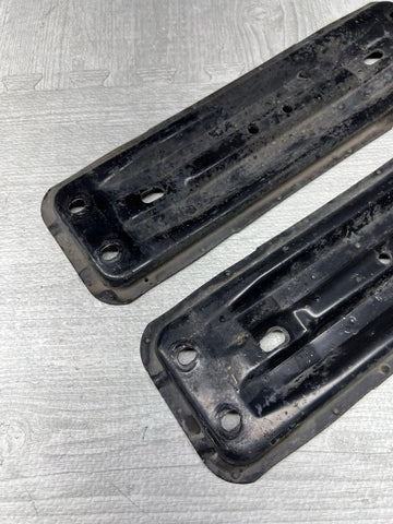 01-13 BMW E46 E90 E92 E93 M3 OEM MIDPIPE EXHAUST BRACKETS SUPPORT PLATES PAIR