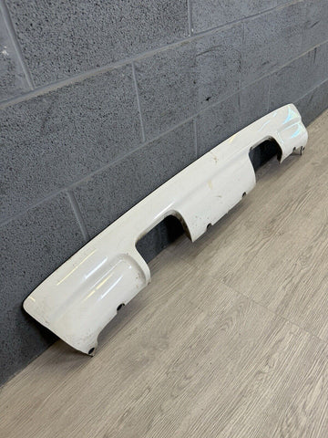 2001-2006 BMW E46 M3 Rear Bumper Lower Lip Diffuser Trim Panel Alpine White OEM