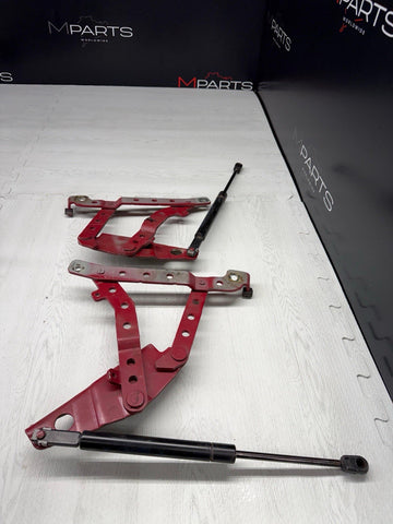 99-02 BMW Z3 M Z3M FRONT HOOD BONNET SHOCKS & HINGE HINGES SET OEM