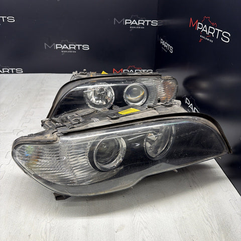 04-06 BMW E46 325CI 330CI M3 2doors Headlights Assy OEM Pair L&R AFS Xenon *Tab*