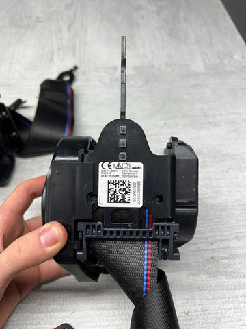 15-20 OEM BMW F82 F83 M4 Competition Rear Seat Belts Seatbelts Retractors Pair