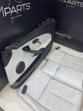08-10 BMW E64 M6 Convertible Front Rear Door Cards Seat Pair Gray Grey OEM