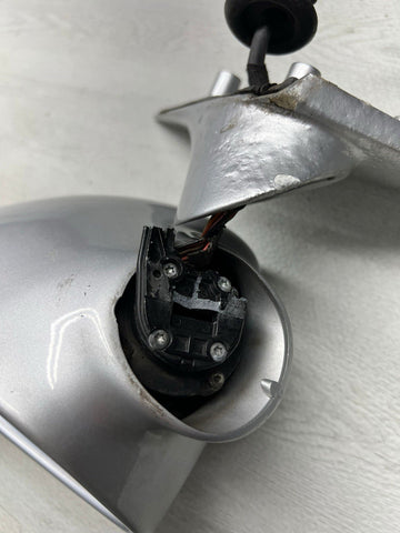 01-06 BMW E46 M3 Left Driver Side View Mirror Titanium Silver *Broken