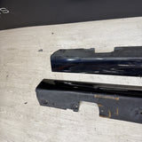 01-06 BMW E46 M3 Rocker Panel Side Skirts OEM Carbon Black *Notes*