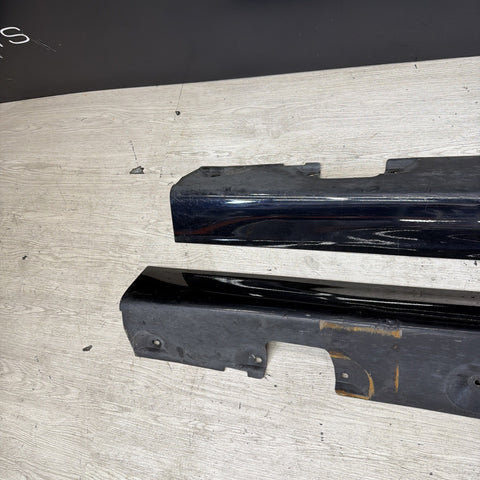 01-06 BMW E46 M3 Rocker Panel Side Skirts OEM Carbon Black *Notes*