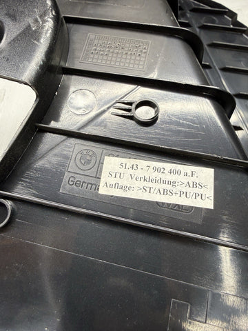 01-06 BMW E46 M3 BLACK DEAD PEDAL KICK PANEL COVER 7902400 *Damage