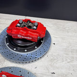 NEW 95-99 BMW E36 M3 BREMBO Big Brake Kit Red Calipers Rotors Set Plug & Play