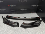 NEW Carbon Fiber V Style Front Bumper Lip 21-26 BMW G80 G82 G83 M3 M4