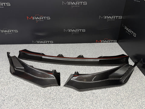 NEW Carbon Fiber V Style Front Bumper Lip 21-26 BMW G80 G82 G83 M3 M4
