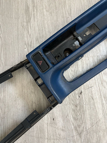 BMW E36 Z3M Z3 M Center Console Leather Panel OEM Estoril Blue