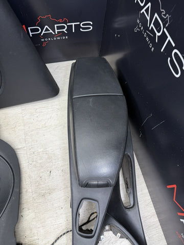 06-10 BMW E64 M6 Front Rear Seats Door Panels Leather Merino Seats Set Black Oem