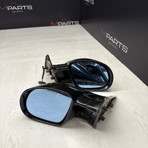 95-99 BMW E36 M3 Coupe Side Mirrors Pair Cosmos Black