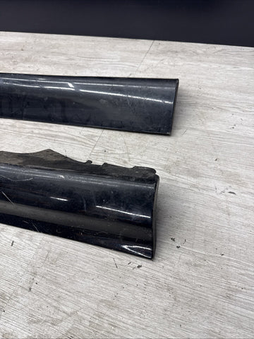 01-06 BMW E46 M3 Rocker Panel Side Skirts OEM Jet Black