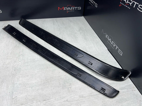 08-13 OEM E92 E93 BMW M3 Left Right Pair Door Sills Panels Scuff Plates