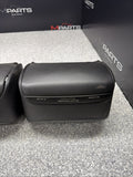 2001-2006 BMW E46 M3 Convertible Black Rear Headrests Head Rests Pair *Tab*