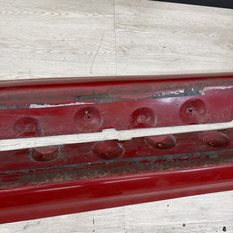 01-06 BMW E46 M3 Rocker Panel Side Skirts OEM Imola Red