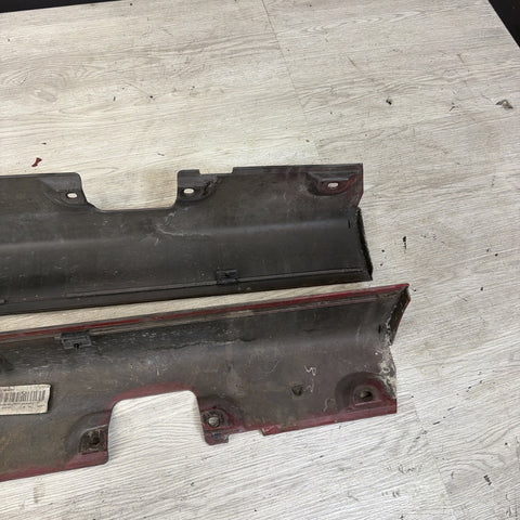 01-06 BMW E46 M3 Rocker Panel Side Skirts OEM Imola Red *Notes*