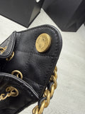 NEW CHANEL Mini 25 Hobo Bag Black Quilted Gold Chain  Women's Shoulder Strap