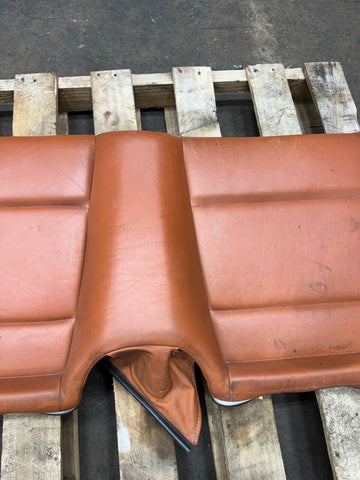 BMW E46 M3 01-06 Rear Seat Back Bench Cushion Cinnamon Leather Convertible