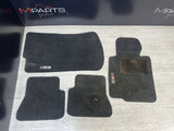 Used Genuine 01-06 BMW E46 M3 Convertible Carpets Floor Mats Black Front & Rear