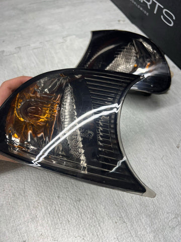Depo 99-01 BMW E46 325ci 330ci M3 2dr Smoked Corner Lights