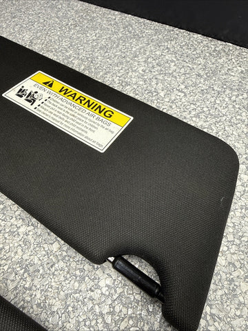 2021-2025 ACURA TLX FRONT SUNVISORS SUN VISORS BLACK