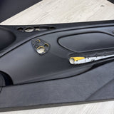 01-06 BMW E46 M3 PASSENGER RIGHT SIDE DOOR PANEL CARD BLACK OEM