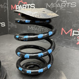 01-06 BMW E46 M3 Coupe Rear Axle Coils Springs Pair Blue Markings Competition