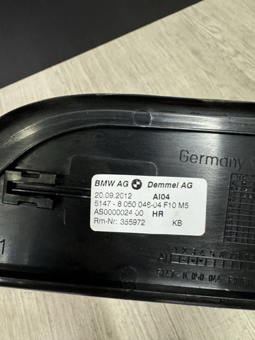 2013-2016 BMW F10 M5 REAR RIGHT DOOR SILL TRIM PANEL COVER OEM 17628