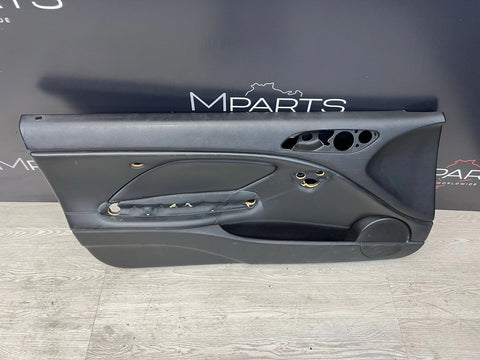 01-06 BMW E46 M3 DRIVER LEFT SIDE DOOR PANEL CARD BLACK OEM
