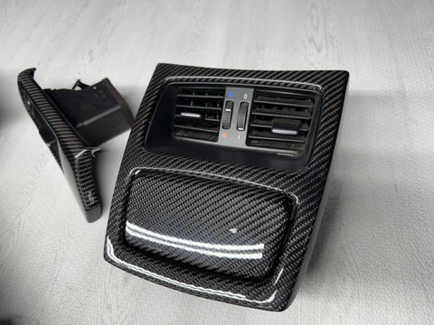 08-13 BMW E92 E93 M3 Interior Trim Set Console Dash Door Gloss Carbon Fiber