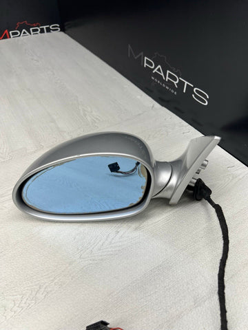 01-06 BMW E46 M3 Left Driver Side View Mirror Titanium Silver