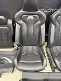 BMW 15-20 F82 M4 Coupe Merino Black Leather Seats & Panels Set