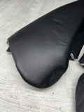 08-13 BMW E92 M3 Rear Pair Seat Side Bolsters Novillo Leather Black